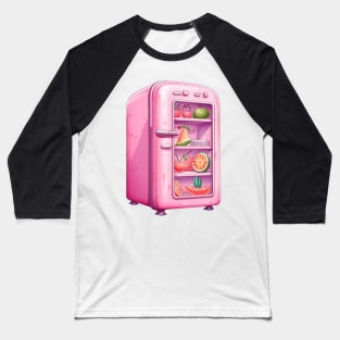 Pink Fridge Baseball T-Shirt